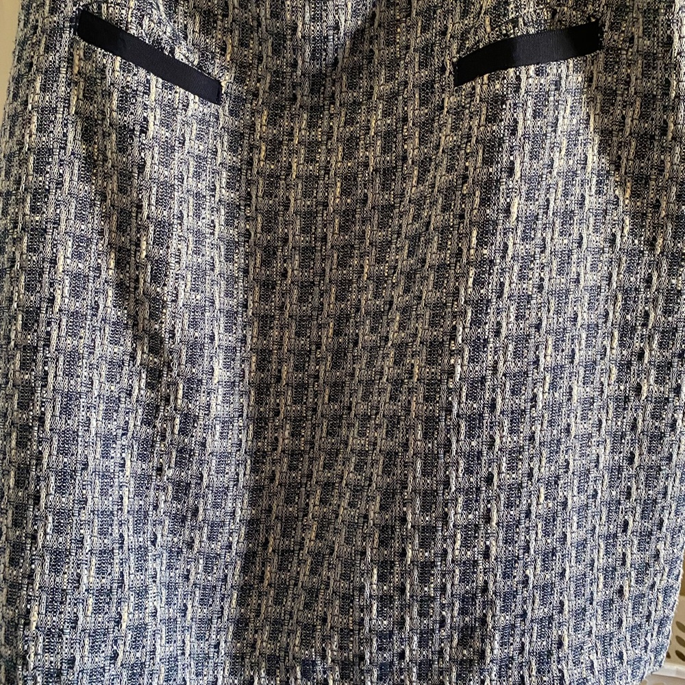 Talbot’s Blue Tweed Pencil Skirt